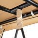 Садова гойдалка з москітною сіткою Mebel Elit CARMEN 237x150x256 см Бежевий