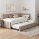 Кровать 90x200 MEBEL ELITE VILLEMO Velvet Беж реальная фотография