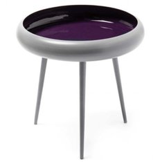 Журнальный стол Bowl Arhome 39x39 Grey/Plum