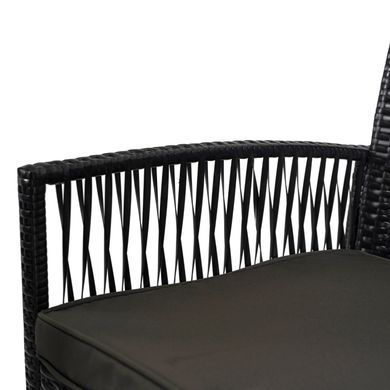 Комплект садовой мебели MEBEL ELITE FILADELFIA Черный