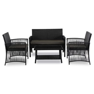 Комплект садовой мебели MEBEL ELITE FILADELFIA Черный