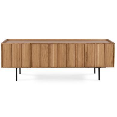 ТВ Тумба MEBEL ELITE BERGAMO 160 Дуб реальная фотография