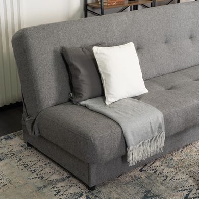 Диван MEBEL ELITE ARUBA 188 см Серый