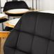 Комплект стіл MEBEL ELITE TINGA 100х100 см Чорний/золото +4 стільці LUCKY Velvet Чорний/золото