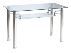 Стол Обеденный Стеклянный RENI A Signal 120X65 Прозрачный