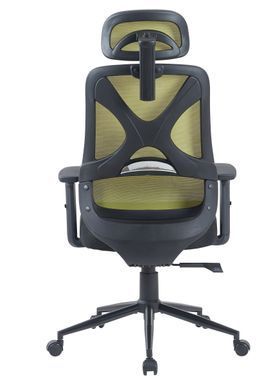 Комп'ютерне крісло Level Green Black Ergomix Зелений Чорний жива фотографія