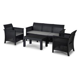 Комплект садовой мебели MEBEL ELITE SAVIO Черный