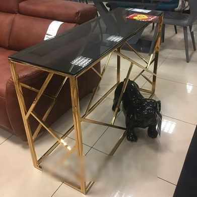 Консоль ESCADA C Signal Золото 120x40 жива фотографія
