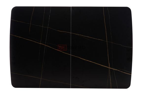 Стіл розкладний TM-76 VETRO 120(150)x80 Чорний Онікс Мат жива фотографія
