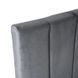 Кровать 90x200 MEBEL ELITE VILLEMO Velvet Серый