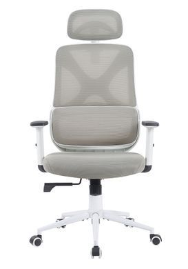 Комп'ютерне крісло Level Light Grey Ergomix Світло Сірий жива фотографія