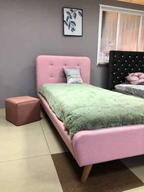 Кровать TIFFANY Signal 90x200 Розовый реальная фотография