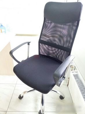 Комп'ютерне крісло Q-025 Signal Чорний жива фотографія
