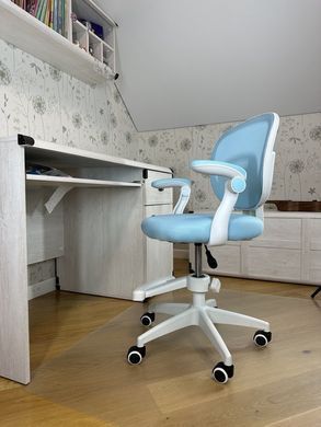 Крісло обертове дитяче OC-939 Perfect Home Україна Блакитний жива фотографія