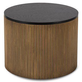 Журнальный столик MIRACLE MEBEL ELITE 60x60 Черный реальная фотография
