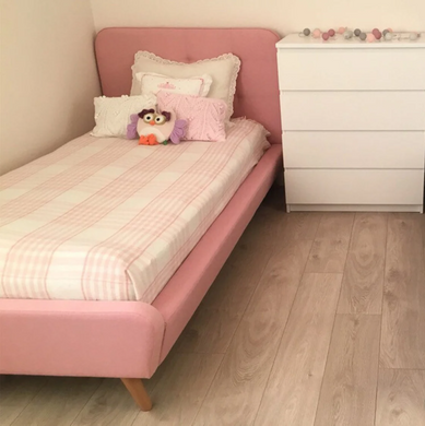 Кровать TIFFANY Signal 90x200 Розовый реальная фотография