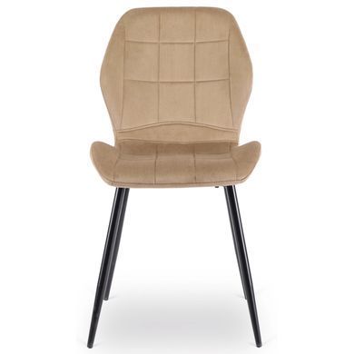Стул бархатный MEBEL ELITE IRYS Velvet Беж реальная фотография