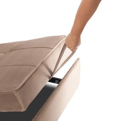 Крісло розкладне MEBEL ELITE SOLOR Velvet Беж