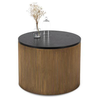 Журнальный столик MIRACLE MEBEL ELITE 60x60 Черный реальная фотография