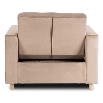 Крісло розкладне MEBEL ELITE SOLOR Velvet Беж