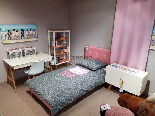 Кровать TIFFANY Signal 90x200 Розовый реальная фотография