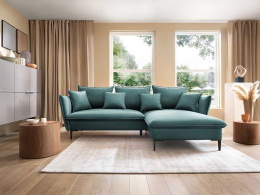 Диван угловой раскладной ГЛОС/GLOSS на ножках Perfect Home Польша реальная фотография