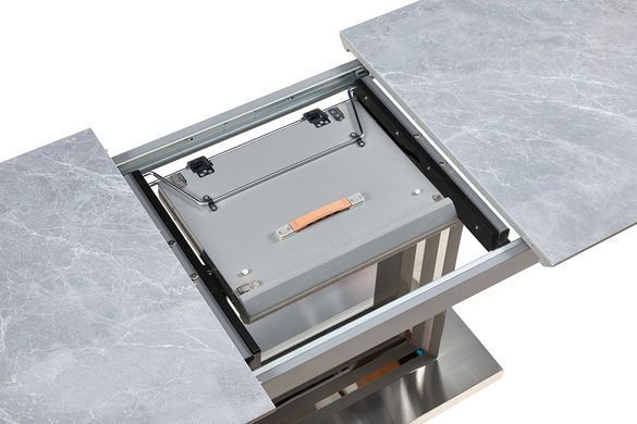 Стол Обеденный DAOSUN DT 816 140(190)х90 Керамика Серый реальная фотография