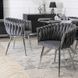 Стул бархатный MEBEL ELITE SORELLA Velvet Серый / хром