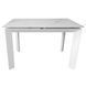 Стіл Обідній VERMONT STATURARIOE WHITE Concepto 120/170x80 Кераміка Глянець Білий / Білий