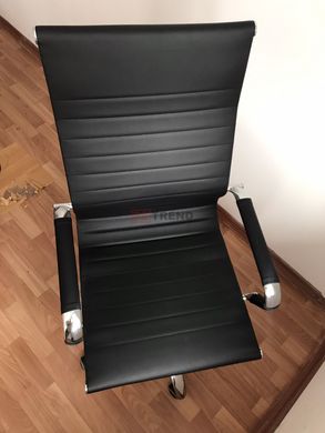 Компьютерное кресло ATLANT Intarsio Черный реальная фотография