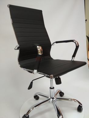 Комп'ютерне крісло ATLANT Intarsio Чорний жива фотографія