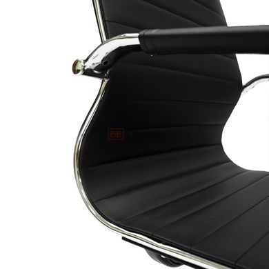 Компьютерное кресло ATLANT Intarsio Черный реальная фотография