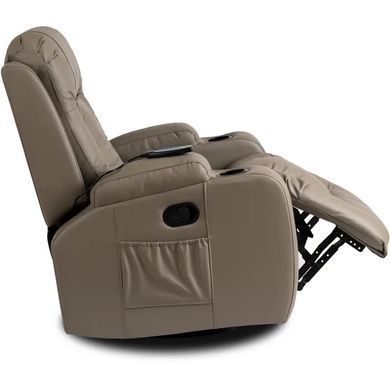 Масажне крісло MEBEL ELITE BOX екошкіра Сірий