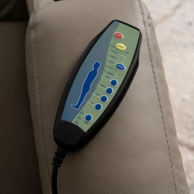 Масажне крісло MEBEL ELITE BOX екошкіра Сірий