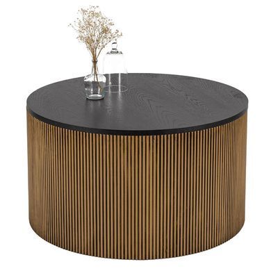 Журнальный столик MIRACLE MAX MEBEL ELITE 80x80 Черный реальная фотография