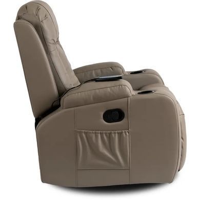 Масажне крісло MEBEL ELITE BOX екошкіра Сірий