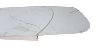 Стіл розкладний DAOSUN DT 8106 120(180)x80 Білий має недоліки!! жива фотографія