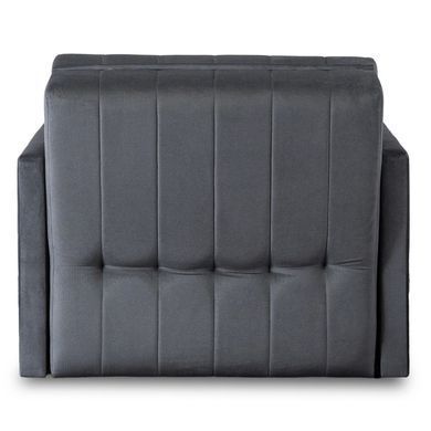 Набір з 2х розкладних крісел MEBEL ELITE VERO 97 см Сірий / велюр