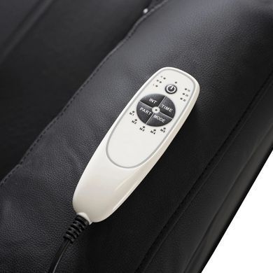 Массажное кресло MEBEL ELITE BOX экокожа Черный