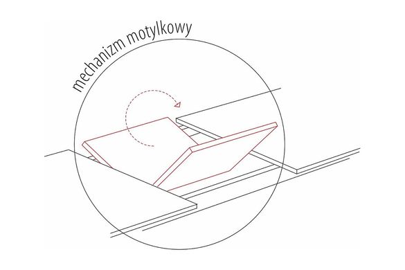 Стіл Розкладний PORTO CERAMIC Signal 120(160)x120 Сірий Мармур / Сталь Мат жива фотографія