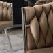 Стул бархатный MEBEL ELITE SORELLA Velvet Бежевый / хром