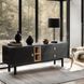 ТВ Тумба MEBEL ELITE ARTI 140 Чорний