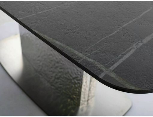 Стіл ОбіднійMONCLER CERAMIC SAHARA NOIR Signal 160(240)X90 Чорний Мат жива фотографія