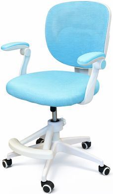Крісло обертове дитяче з підставкою для ніг PERFECT KIDS BLUE Perfect Home Україна Блакитний жива фотографія