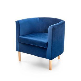 Крісло CLUBBY 2 Velvet Halmar Синій