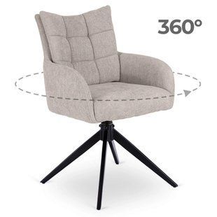 Стілець поворотний MEBEL ELITE JULY Сірий жива фотографія