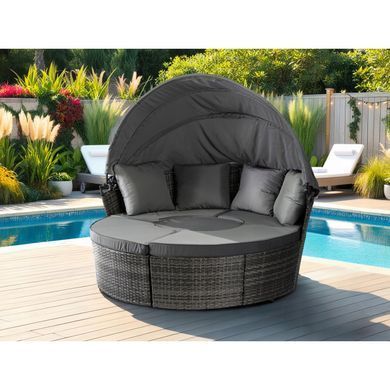 Комплект садовой мебели MEBEL ELITE CALIFORNIA Черный
