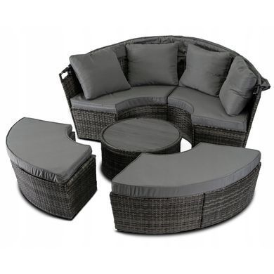 Комплект садовой мебели MEBEL ELITE CALIFORNIA Черный