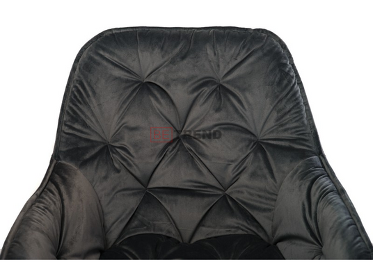 Кресло M-65 Vetro Серый Вельвет реальная фотография