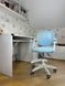 Крісло обертове дитяче з підставкою для ніг PERFECT KIDS BLUE Perfect Home Україна Блакитний